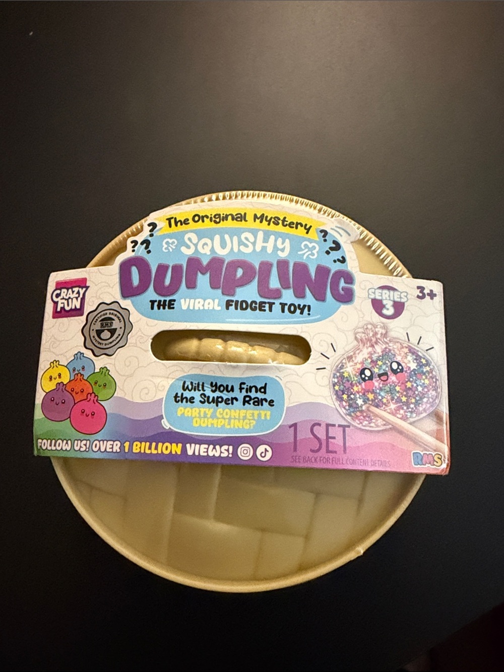 Rms glitter confetti dumpling
